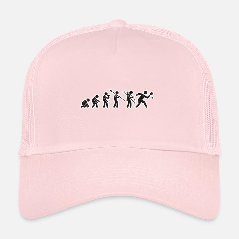 Evolution Tennis de Table Noir Grunge Casquette trucker 