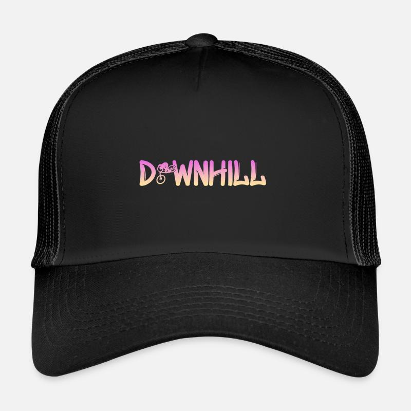 Downhill mit Biker Trucker Cap