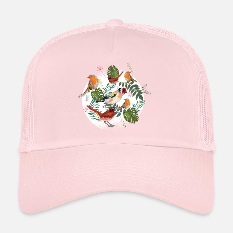 Oiseaux dans la forêt Casquette trucker 