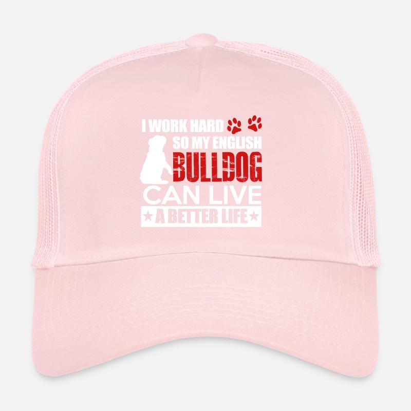 Bouledogue anglais Casquette trucker 