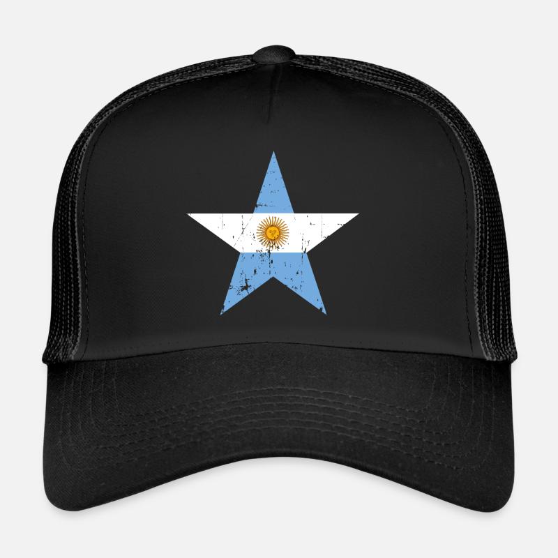 Argentine - Casquette trucker  - noir/noir