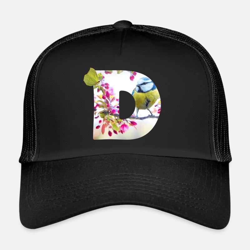printemps oiseau papillon d Casquette trucker 