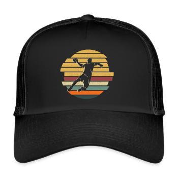 Handball player Handball player Handball player - Trucker Cap - black/black - Front