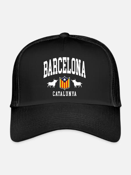 Barcelona - Trucker Cap - black/black - Front