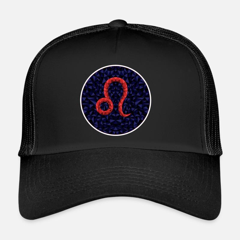 Leo - Trucker Cap - Schwarz/Schwarz