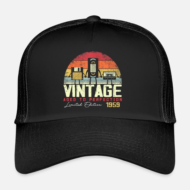 Cadeau Millésime 1959 Casquette trucker 