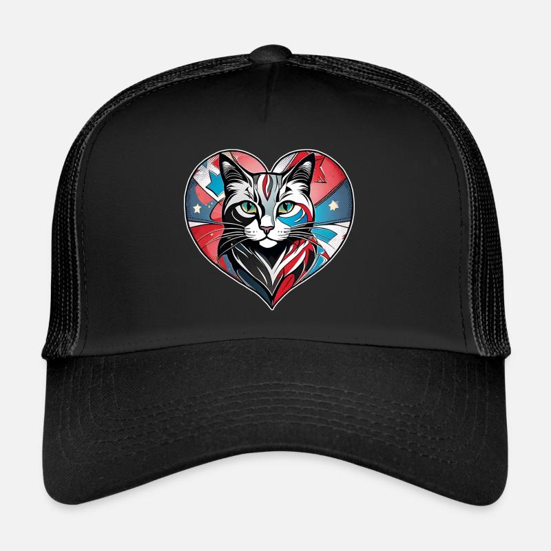 Cat's Heart Trucker Cap