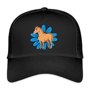 Cavaliers - Casquette trucker  - noir/noir - Devant