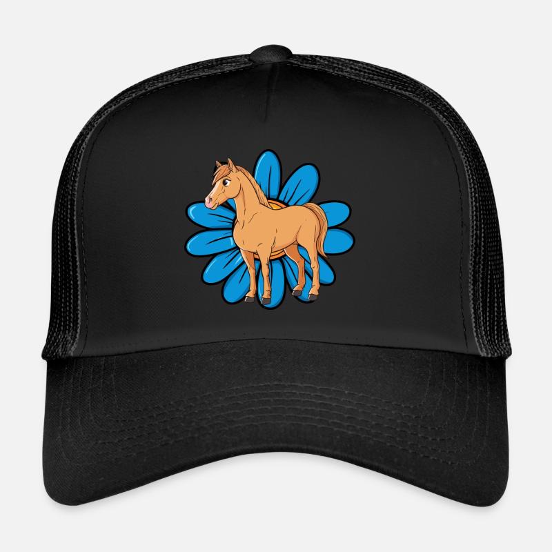 Horses Riders Trucker Cap