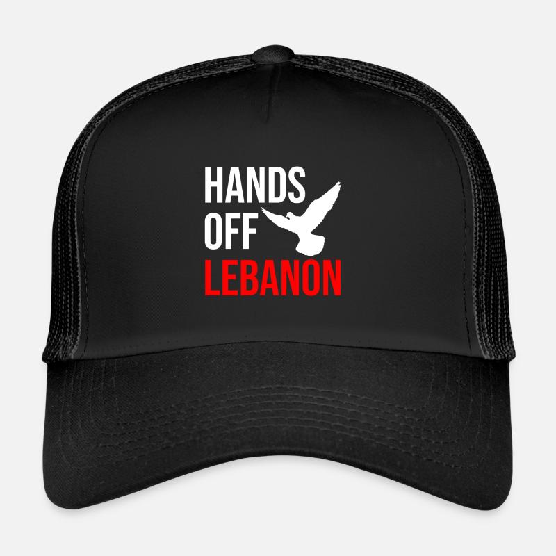 NE TOUCHEZ PAS AU LIBAN Casquette trucker 