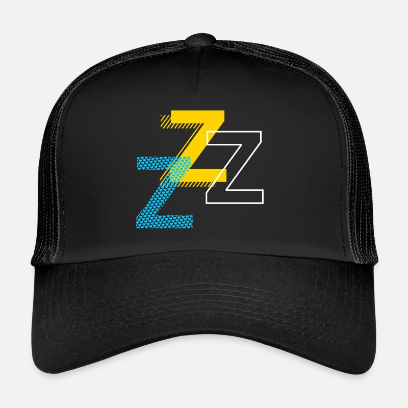 Alphabet Buchstabe Z Trucker Cap