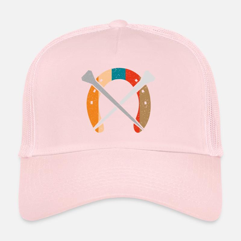 Fer à cheval, maréchal-ferrant, forgeron vintage Casquette trucker 