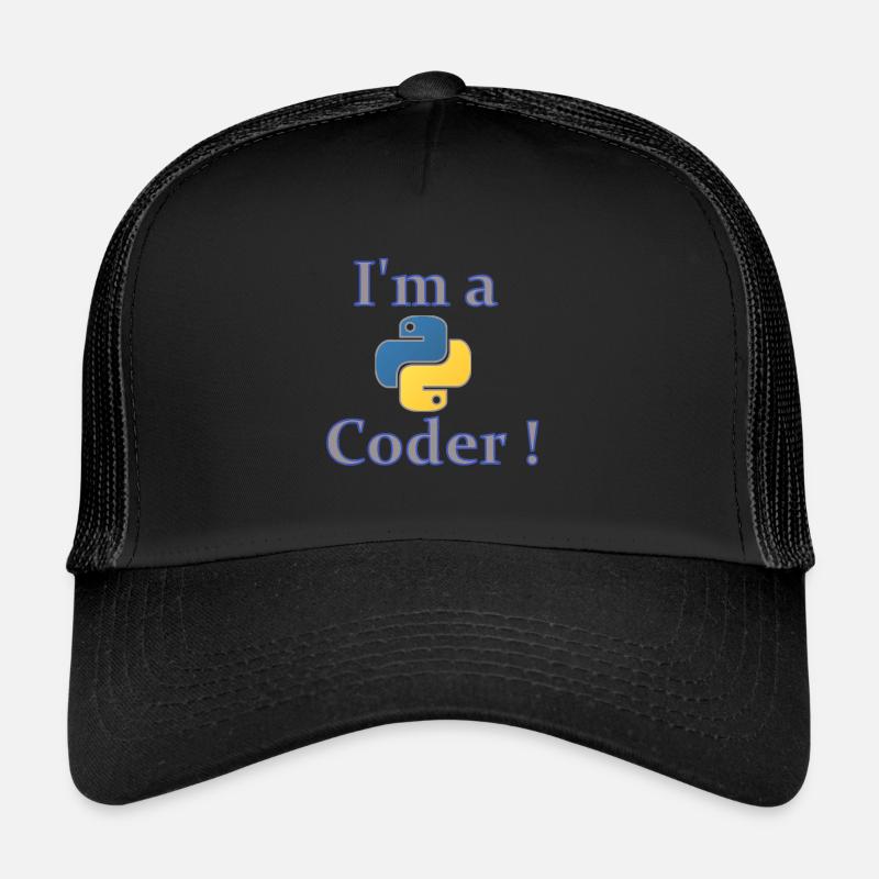 iam python code Trucker Cap