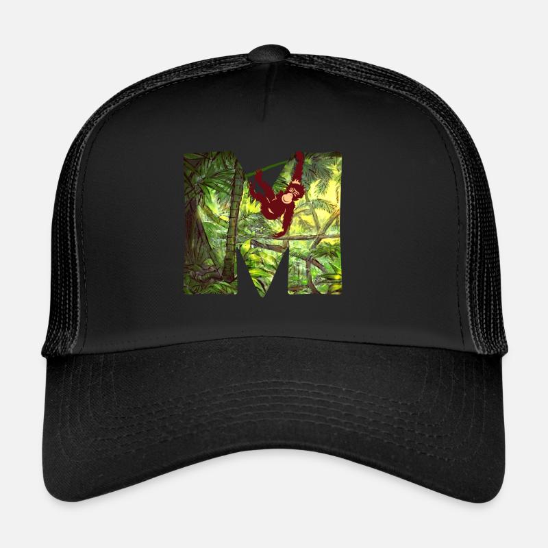 jungle avec affe m Casquette trucker 