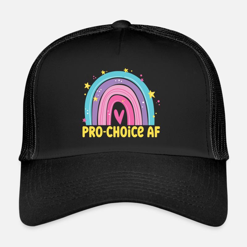 Pro-Choice AF Hex The Patriarchy Feminist Trucker Cap