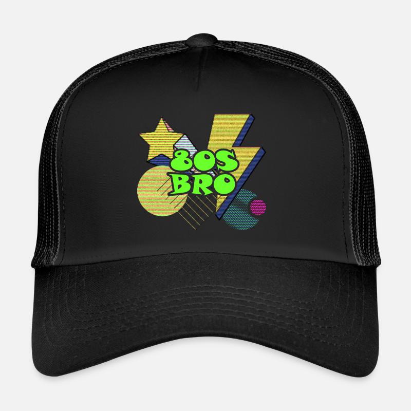 Soirée Disco des années 80 Bro 80 Casquette trucker 