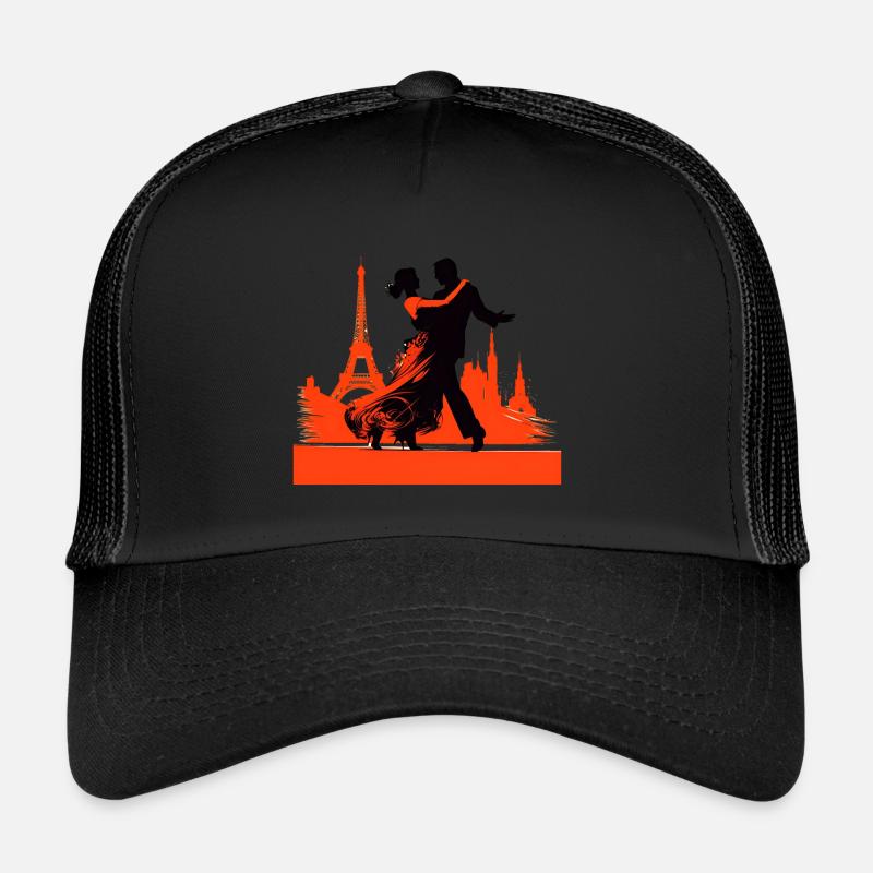 Der Tango ist ein beliebter Tanz - Trucker Cap - Schwarz/Schwarz