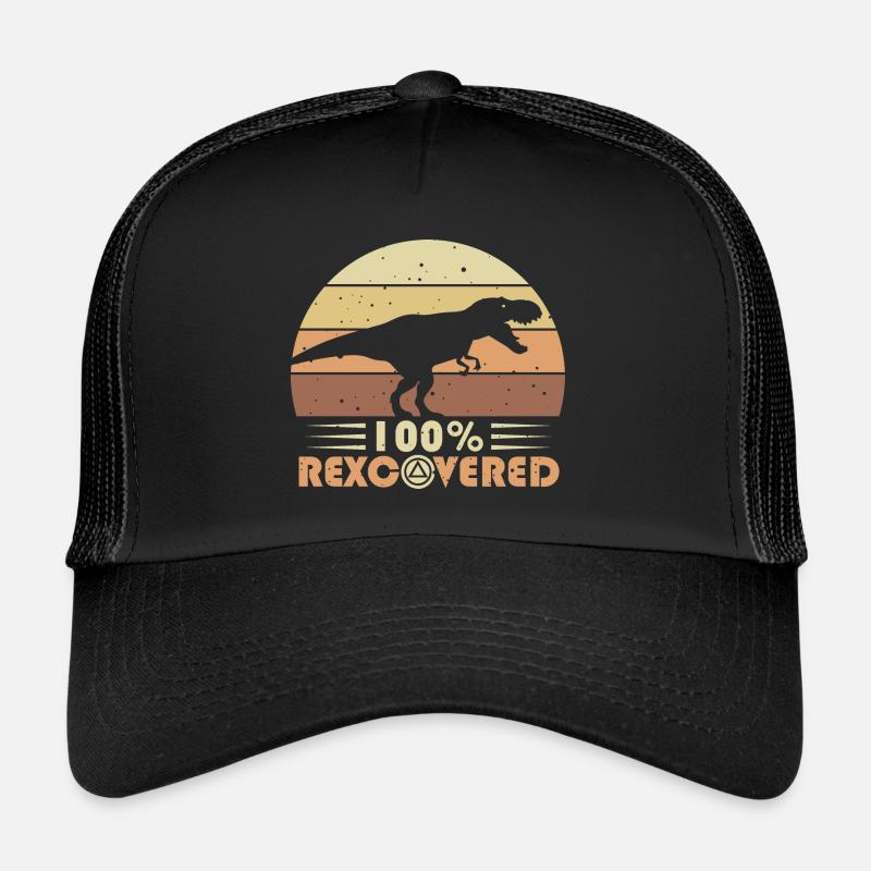 Foi Sobriété Vie sobre Dépendance T-Rex Casquette trucker 