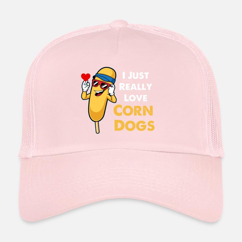I Just Really Love CornDogs, Corndog Lover Trucker Cap