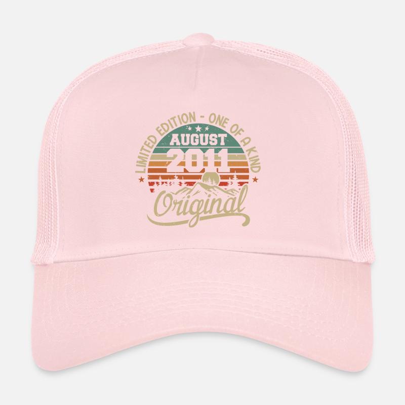 August 2011 Birthday Gift - Born in August 2011 Trucker Cap