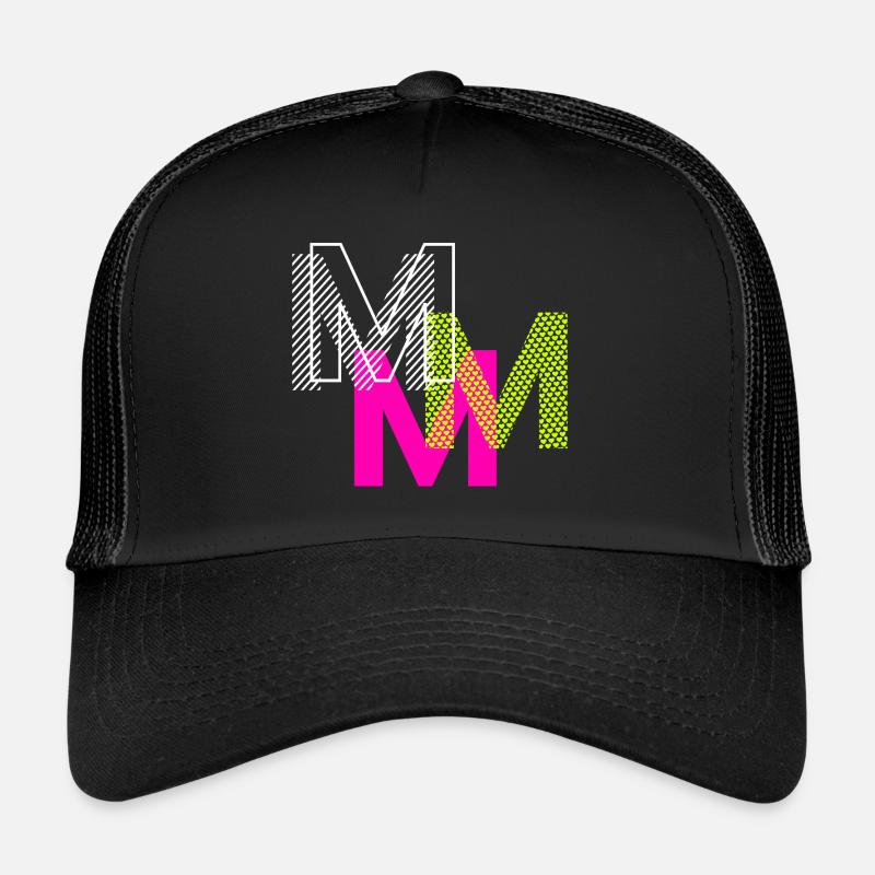 Lettre M Casquette trucker 