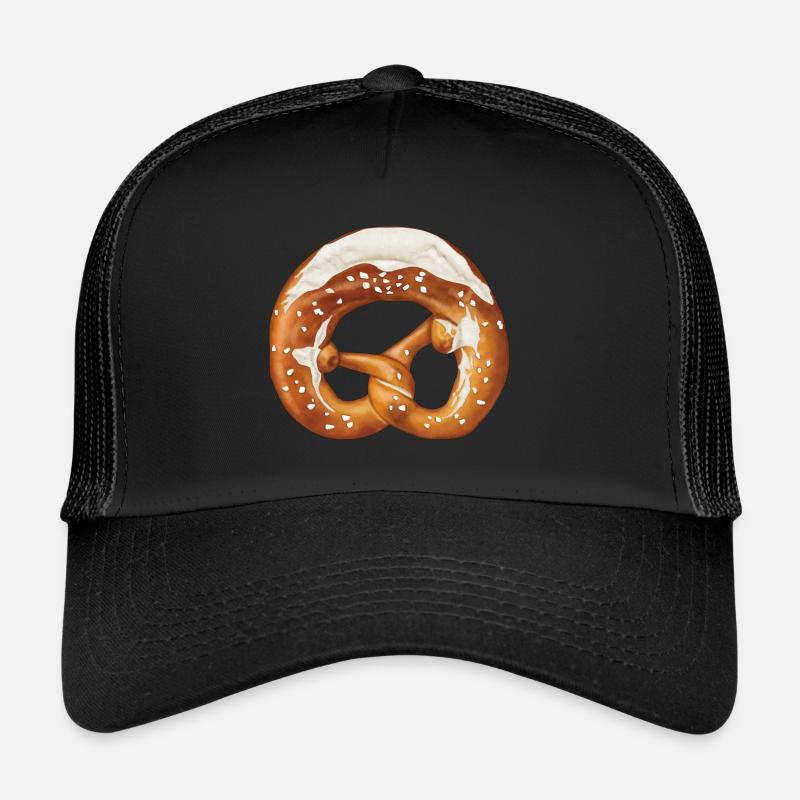 Bretzel Bretzel Bretzel Brese Bretzel Illustration Dessin animé Casquette trucker 