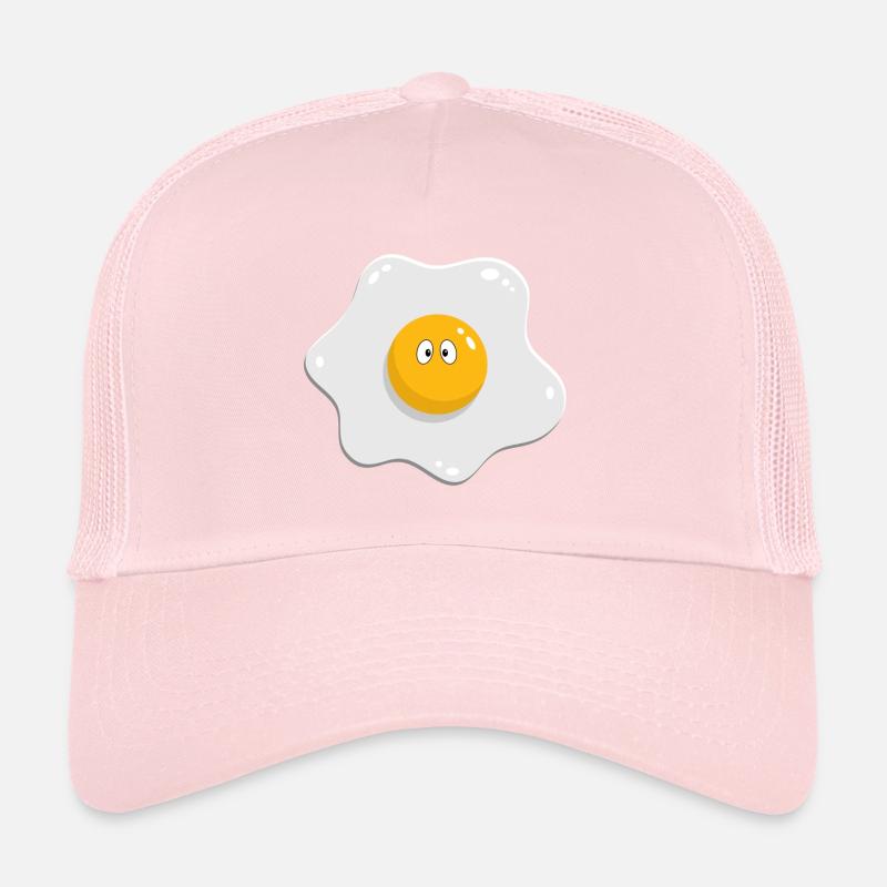 Fried egg with eyes Trucker Cap