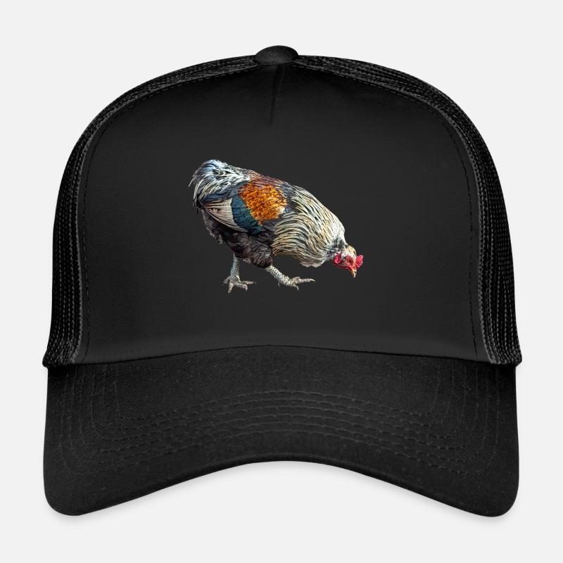 Hühnereier - Trucker Cap - Schwarz/Schwarz