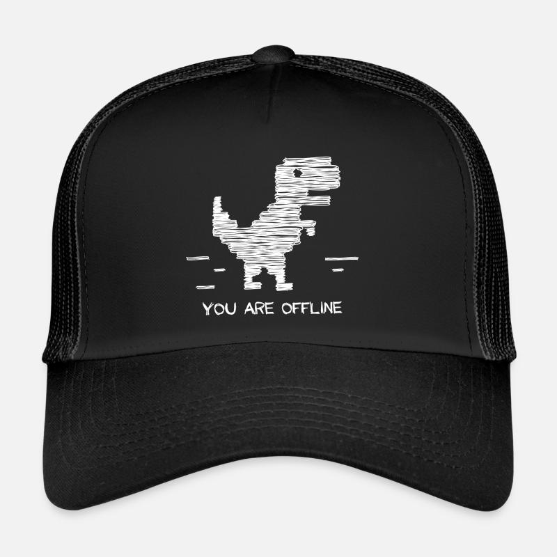 tu es hors ligne. Vous êtes hors ligne, pas d'Internet, Casquette trucker 