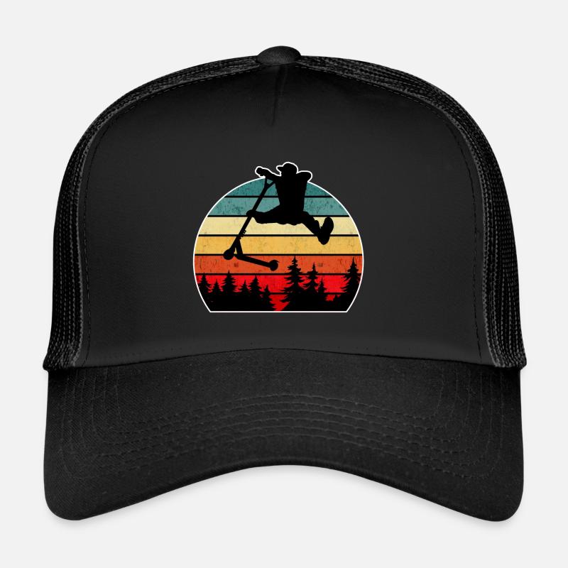 Escooter Scooter Stunt - Casquette trucker - noir/noir