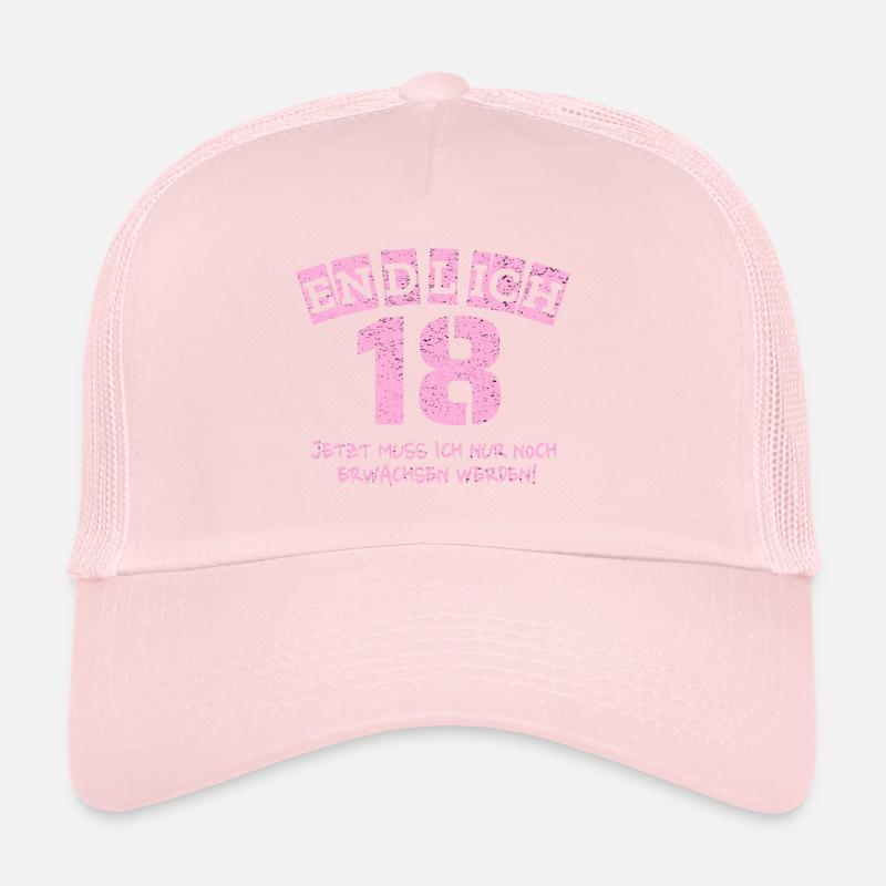 18. Geburtstag Geschenk lustig cooler Spruch 18 Trucker Cap