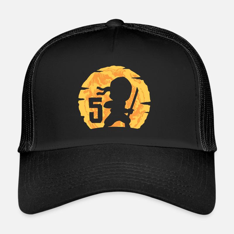 5. Geburtstag Junge 5 Jahre alt Ninja Trucker Cap