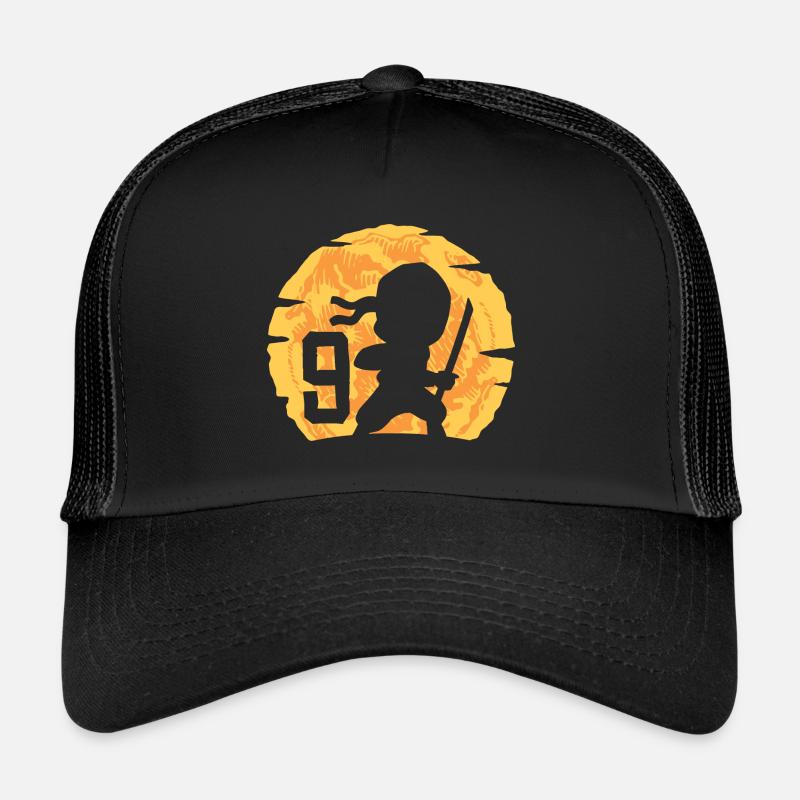 9ème anniversaire Garçon de 9 ans Ninja Casquette trucker 
