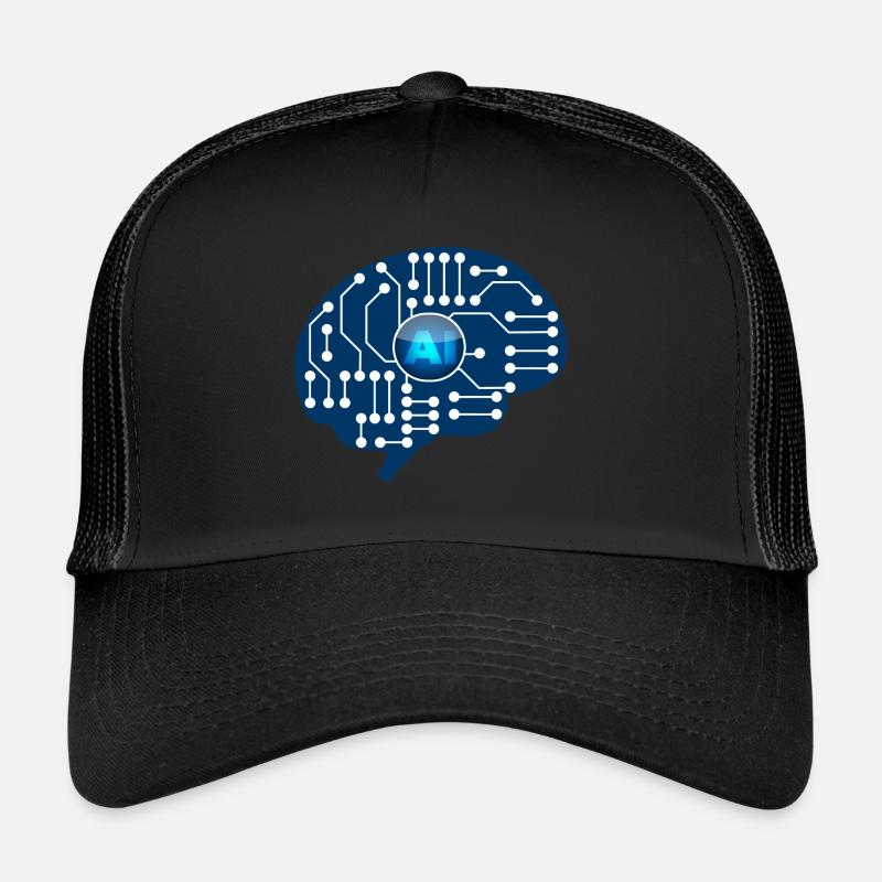 Künstliche Intelligenz - Trucker Cap - Schwarz/Schwarz