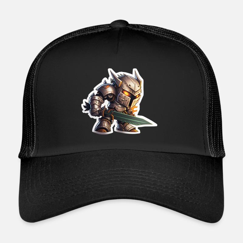 Chevalier robot maléfique Casquette trucker 