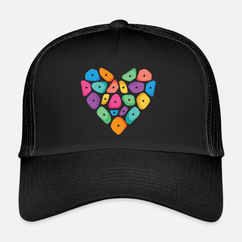 Klettern Herz Bouldern Kletterer Climbing Trucker Cap