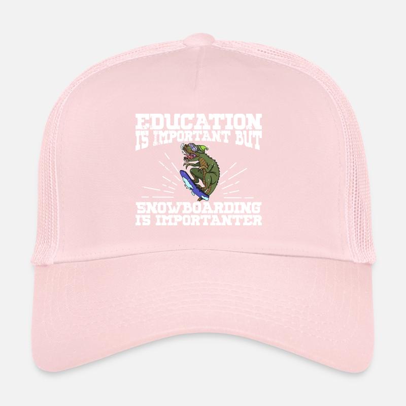 Snowboarding reptile snowboarder snow skiing Trucker Cap