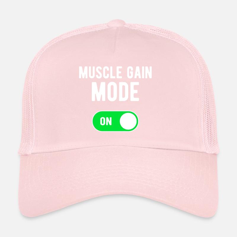 Muscle Gain Mode ON Gym Bodybuilding Workout Trucker Cap
