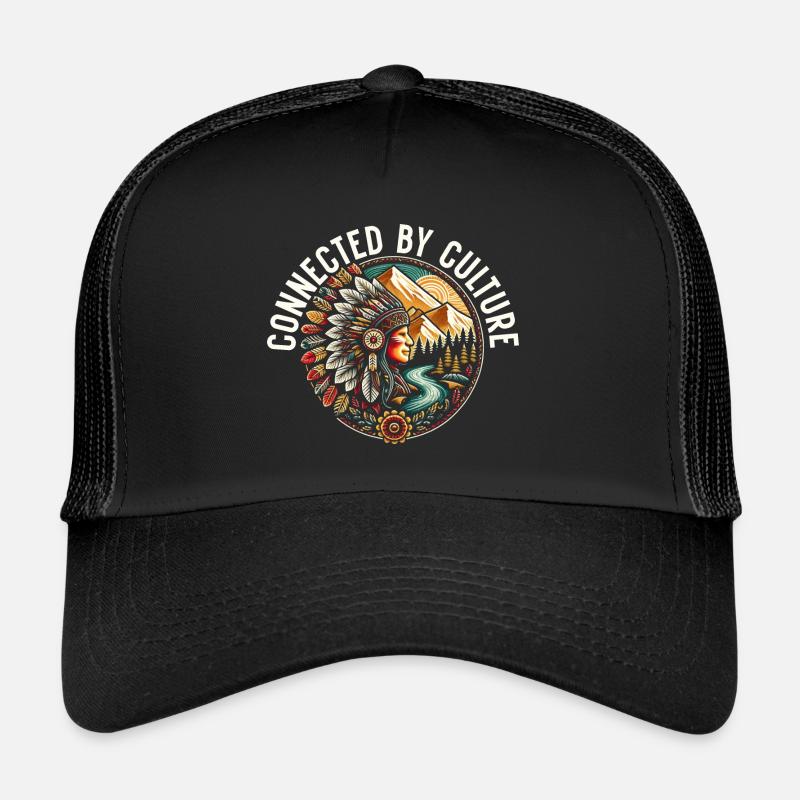 Tribu indienne Cherokee Apache Casquette trucker 