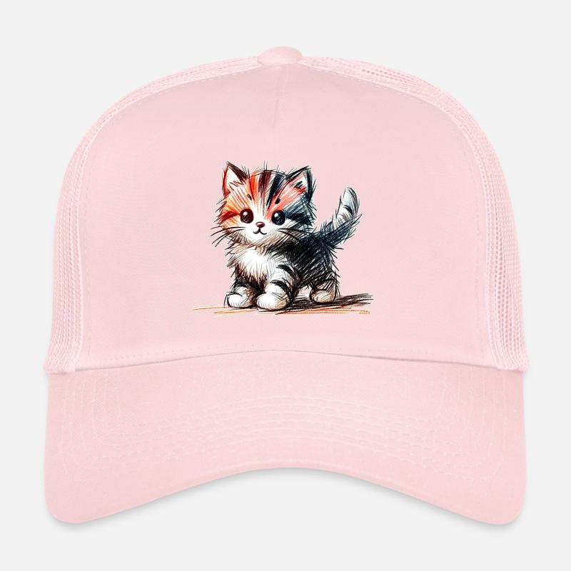Chaton Casquette trucker 