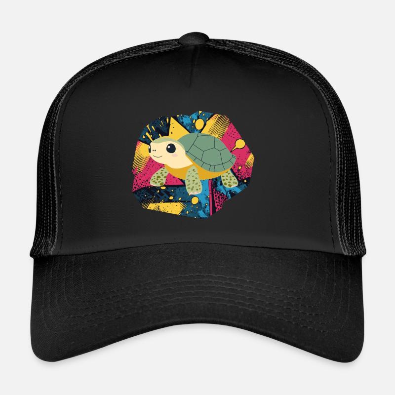 Turtle Schildkröte Uralt Trucker Cap