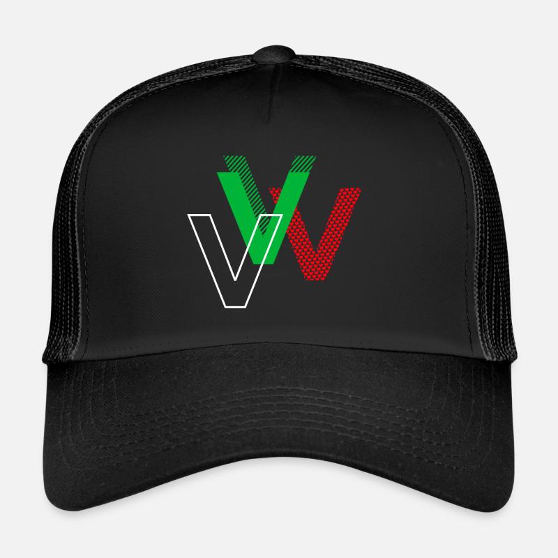 Letter V Trucker Cap