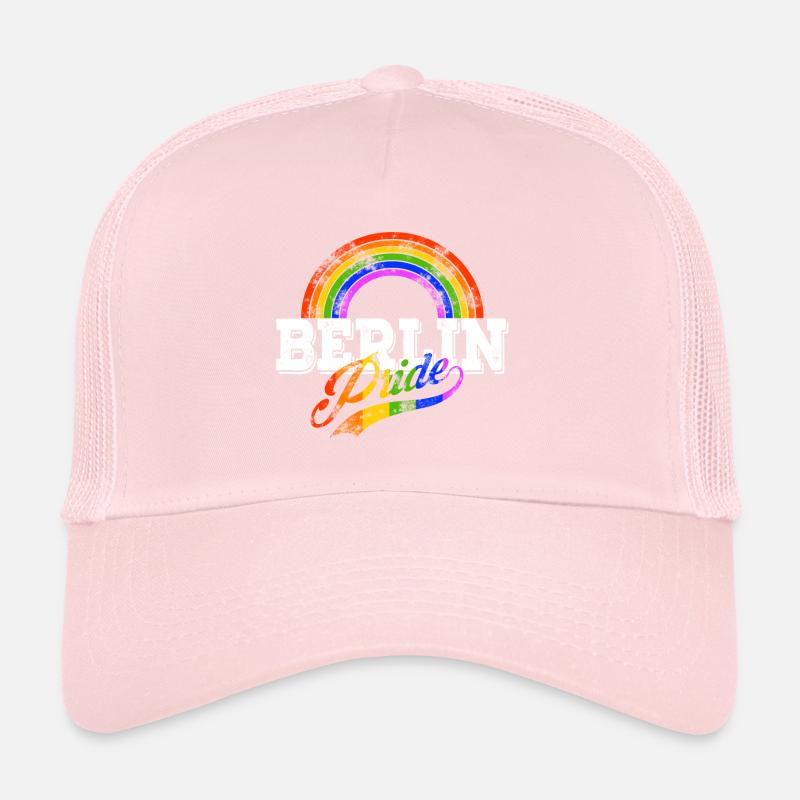 Berlin Gay Pride LGBT Rainbow CSD Casquette trucker 