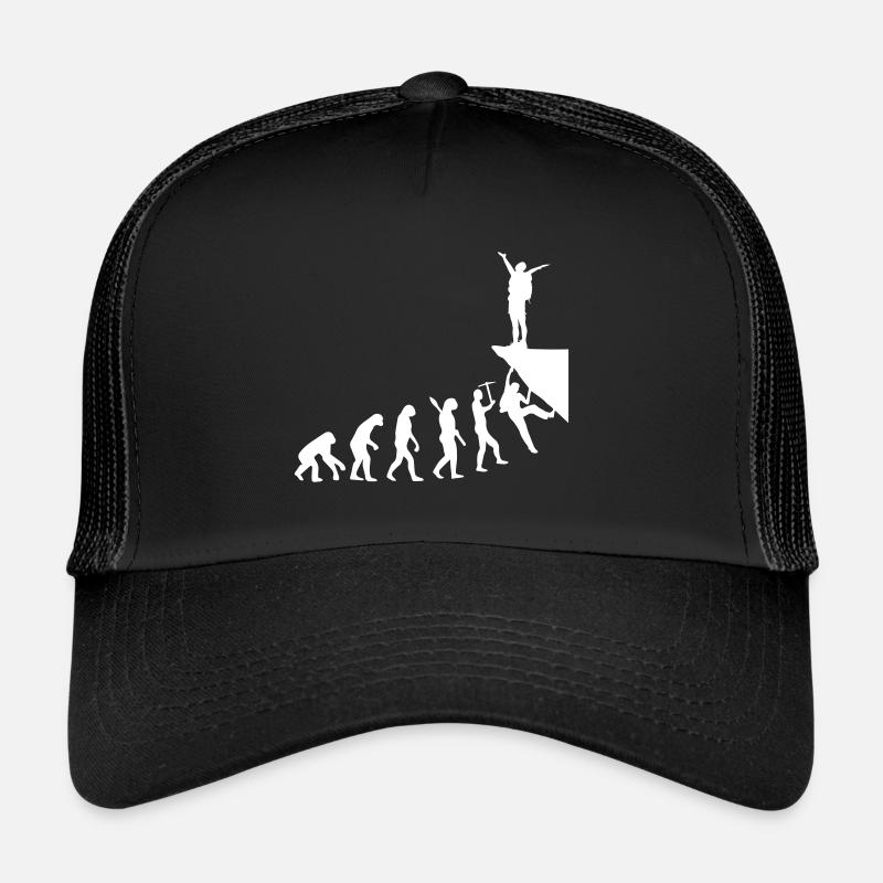 Evolution pour escalader l'alpinisme Casquette trucker 