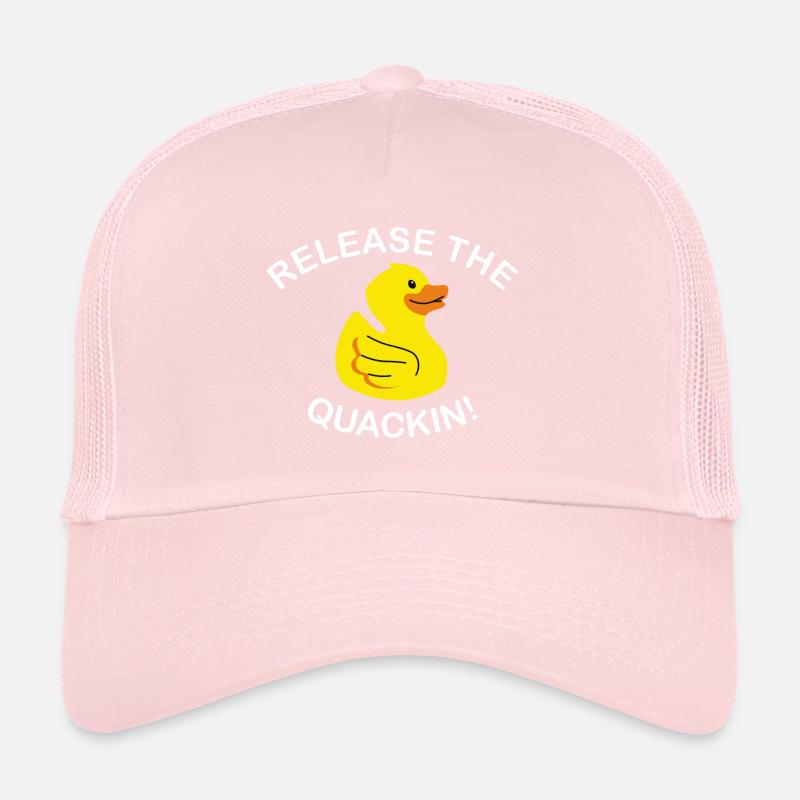 Libérez le charlatan! Drôle de canard jaune Casquette trucker 