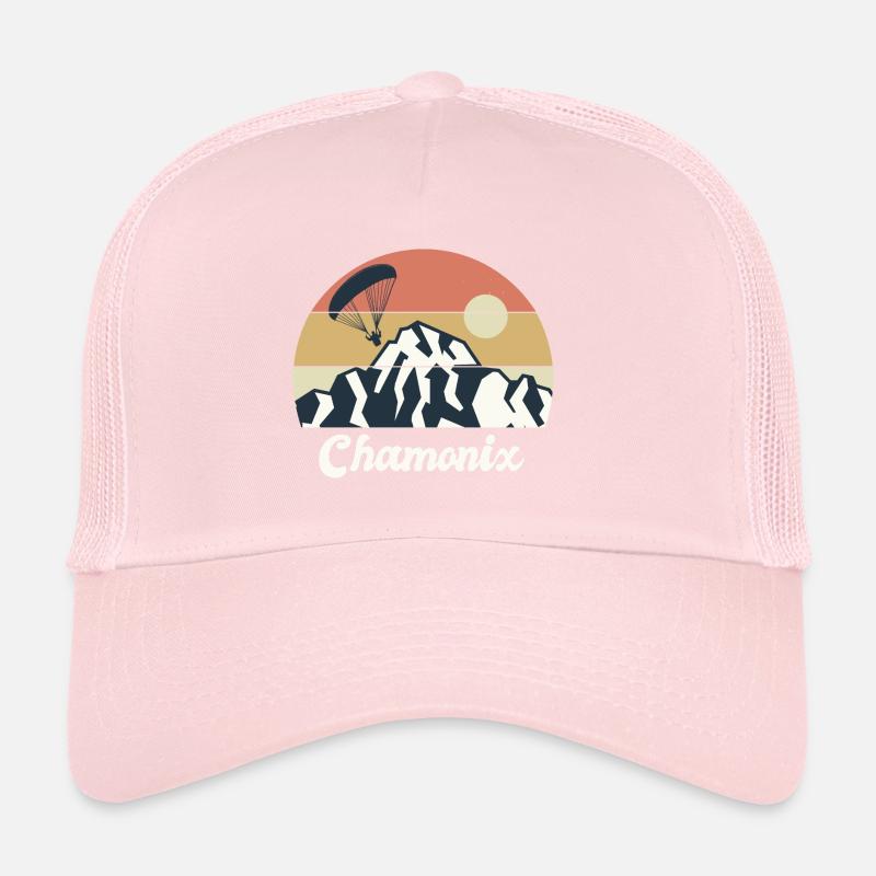 Parapente Chamonix Mont Blanc Casquette trucker 
