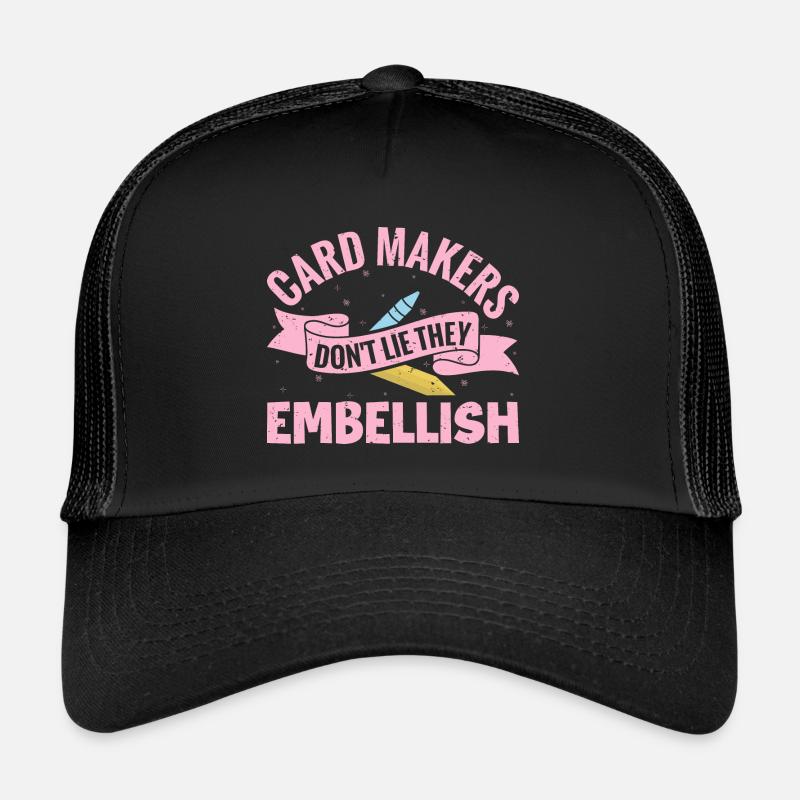 Idée cadeau d’artiste de création de cartes Casquette trucker 