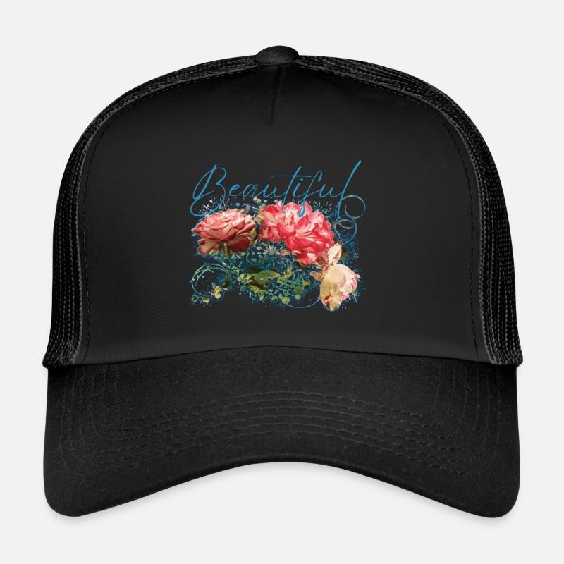 Fleurs Beautiful Flore Casquette trucker