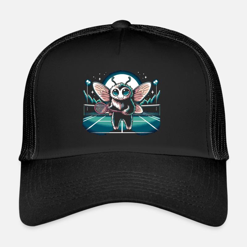 Mothman Point Pleasant Tennis Lover Cryptid Trucker Cap