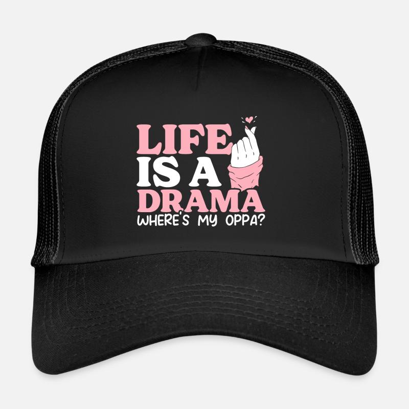 Drame Kdrama coréen drôle, Casquette trucker 